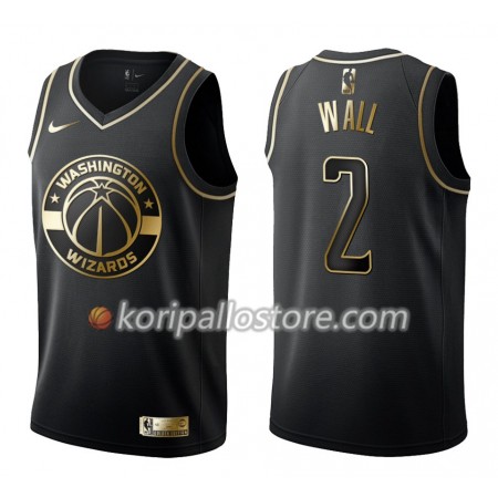Washington Wizards John Wall 2 Nike Musta Golden Edition Miesten Pelipaidat Swingman 